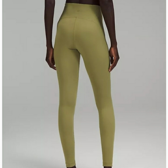 Lululemon Instill High Rise PullOn Bronze Green Moisture Wicking Stretch Legging - Picture 15 of 15